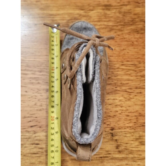 SOREL Boots Womans Explorer Joan Waterproof Lightweight Size 8.5 Brown/Grey - Picture 9 of 11